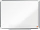 Nobo Premium Plus magnetisches Whiteboard aus Emaille – mit Stiftablage – inklusive Whiteboard-Marker – 600 x 450 mm