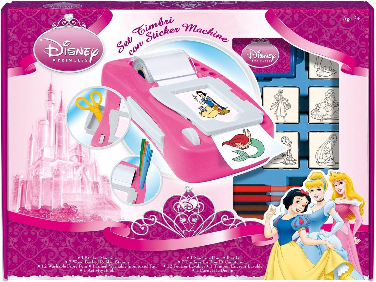 Multiprint Princess Sticker Machine Set