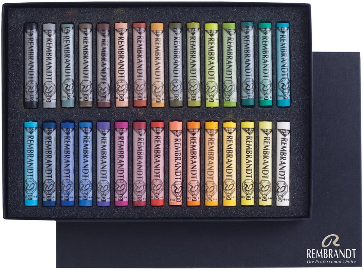 Rembrandt weiches Pastellset allgemeine Auswahl | 30 ganze Pastelle