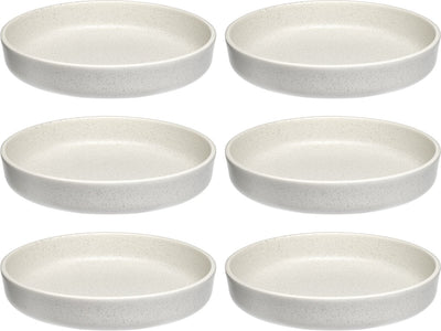 Leonardo Roma Teller tief 20cm creme - Set 6