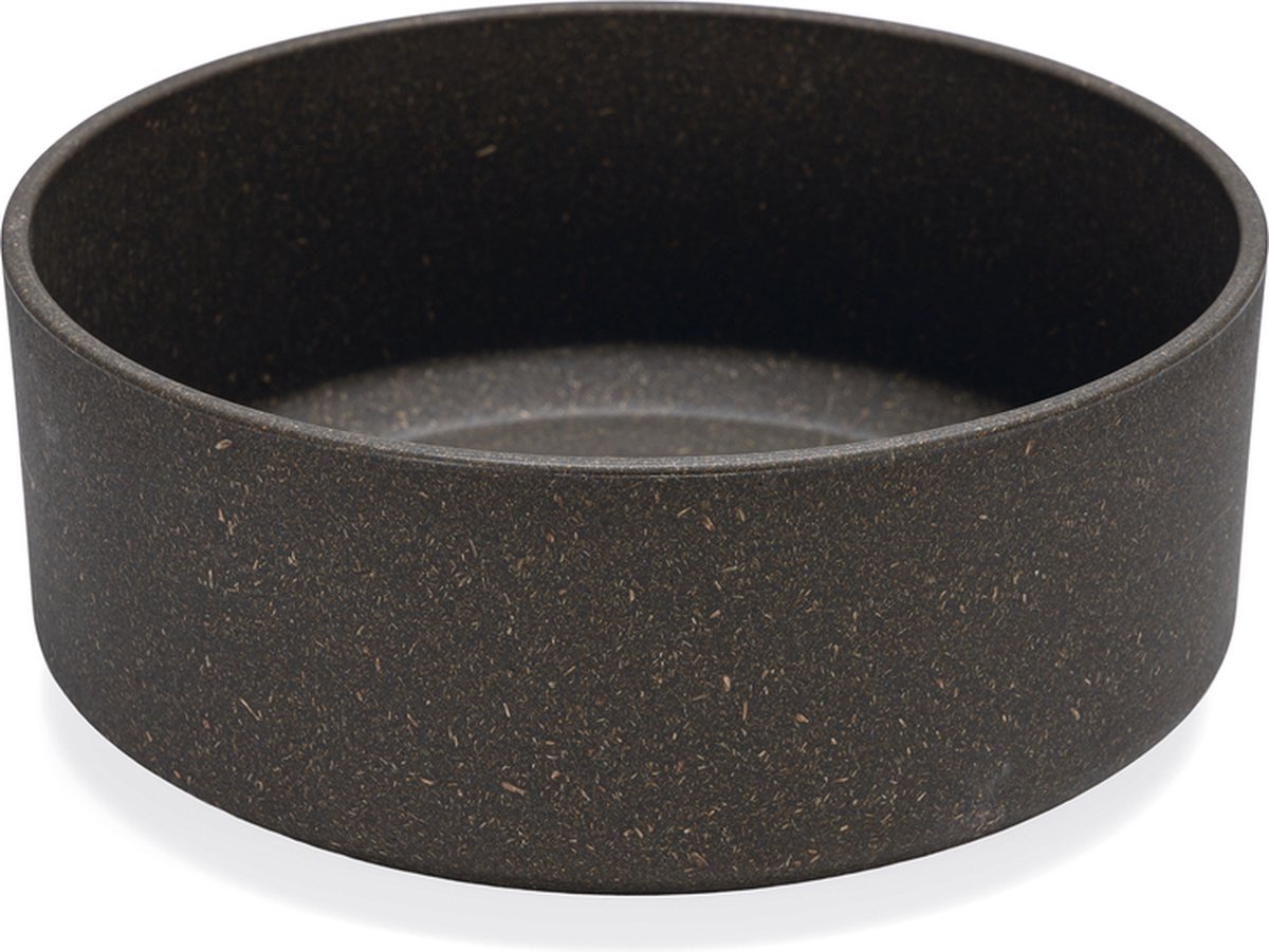 Designed by Lotte Noor Hundefutternapf – Futternapf Trinknapf – spülmaschinenfest – Bambus – Grau – 21 cm