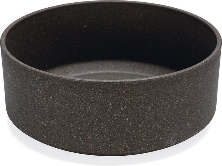 Designed by Lotte Noor Hundefutternapf – Futternapf Trinknapf – spülmaschinenfest – Bambus – Grau – 21 cm