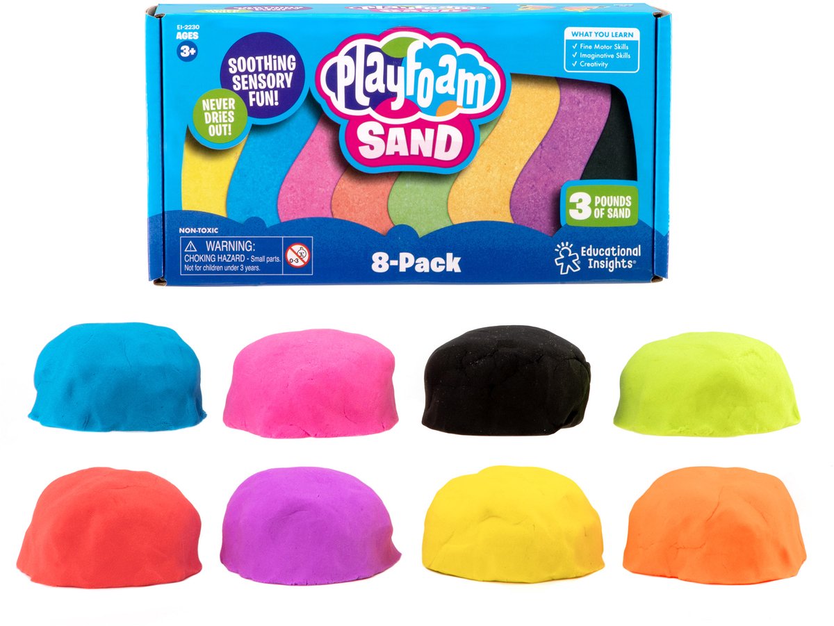 Lernressourcen Playfoam® Sand - 8er-Pack - 3+