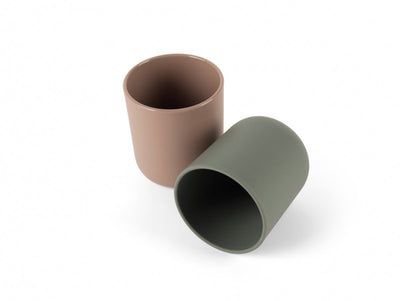 Dantoy Cup Set Mokka Olive Green, 2dlg.