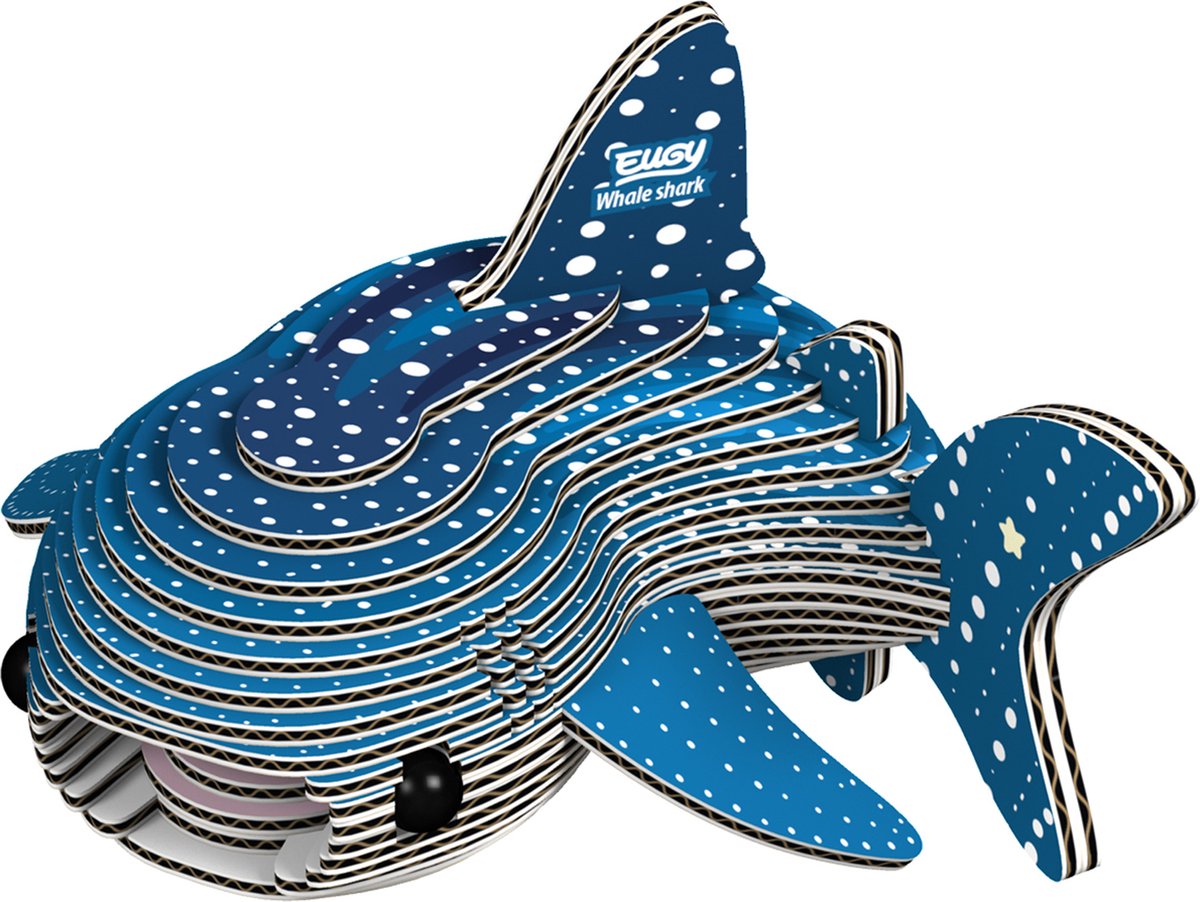 Eugy 3D-Puzzle – Walhai – Meerestiere – nachhaltig – alle sammeln – 6 Jahre
