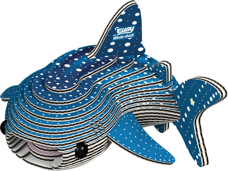 Eugy 3D-Puzzle – Walhai – Meerestiere – nachhaltig – alle sammeln – 6 Jahre