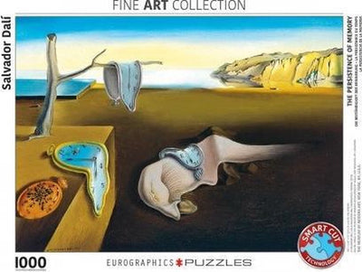 Eurographics – Die Beständigkeit der Erinnerung [la persistencia de la memoria] – Salvador Dali – 1000 Teile 68 × 48 cm (B × H) – Kunstpuzzle