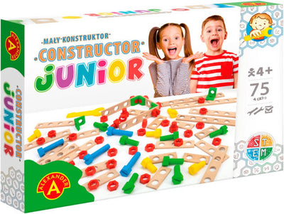 Alexander Toys Konstruktor Junior – Bausätze zum Selbermachen – 75 Teile