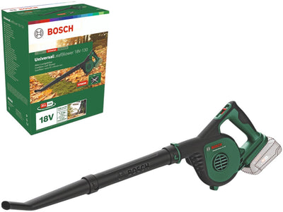 Bosch Universal-Laubbläser 18V-130 Laubbläser – ohne 18-V-Akku und Ladegerät