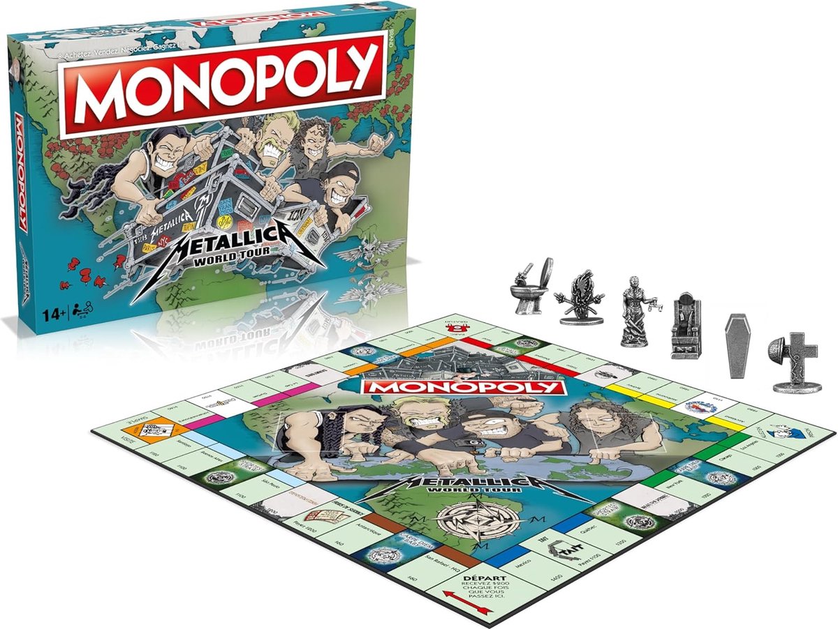 Winning Moves Monopoly – Metallica-Welttournee