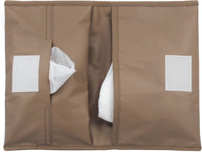 Kipkep Napper Windeltasche – Kaffee – Windeln und Feuchttücher zum Mitnehmen – Rpet – waschbar – beschichtet – braun