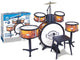 Bontempi spa bontempi – Schlagzeug – Spielzeug-Musikinstrument – ​​6-teilig mit Hocker und realistischem Klang.