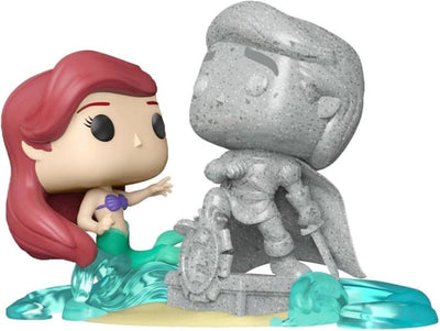 Disney Funko Ariel, die kleine Meerjungfrau – Pop! Moment Ultimate Princess – Ariel Statue Eric 9 cm Sammelfigur – mehrfarbig