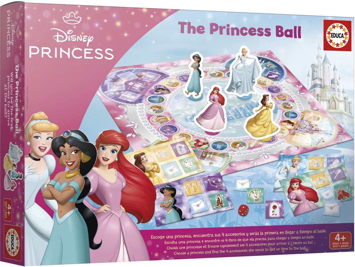 Educa, das aktive Spiel, der Prinzessinnenball, rosa