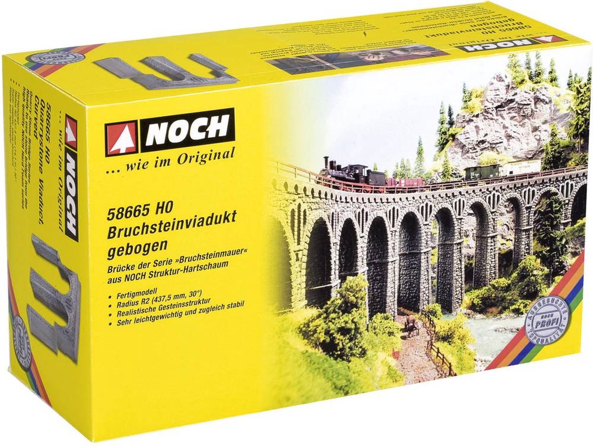 Noch Eisenbahnbrücke aus Stein, gebogen