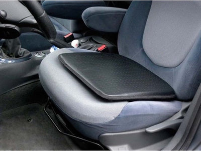 Carpoint Luxus-Sitzkissen Lederoptik schwarz