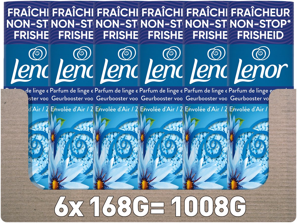 Lenor Duftverstärker Meeresbrise – 6 x 168 Gramm – Waschparfüm