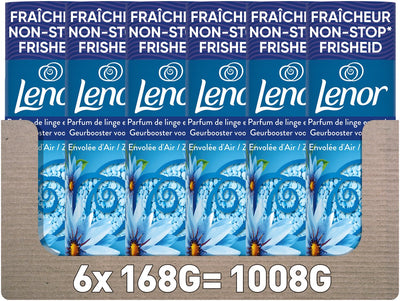 Lenor Duftverstärker Meeresbrise – 6 x 168 Gramm – Waschparfüm