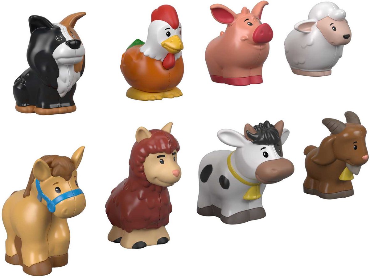 Little People Fisher Price Bauernhoftiere – 8-teiliges Set – Spielfiguren