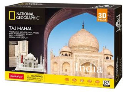 Kubikfun 3D -Puzzle National Geographic Taj Mahal