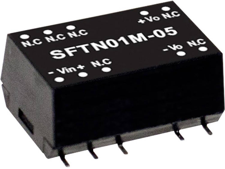 Mean Well SFTN01L-05 DC-DC-Wandlermodul 200 mA 1 W Anzahl der Ausgänge: 1 x Inhalt 1 Stück(e)