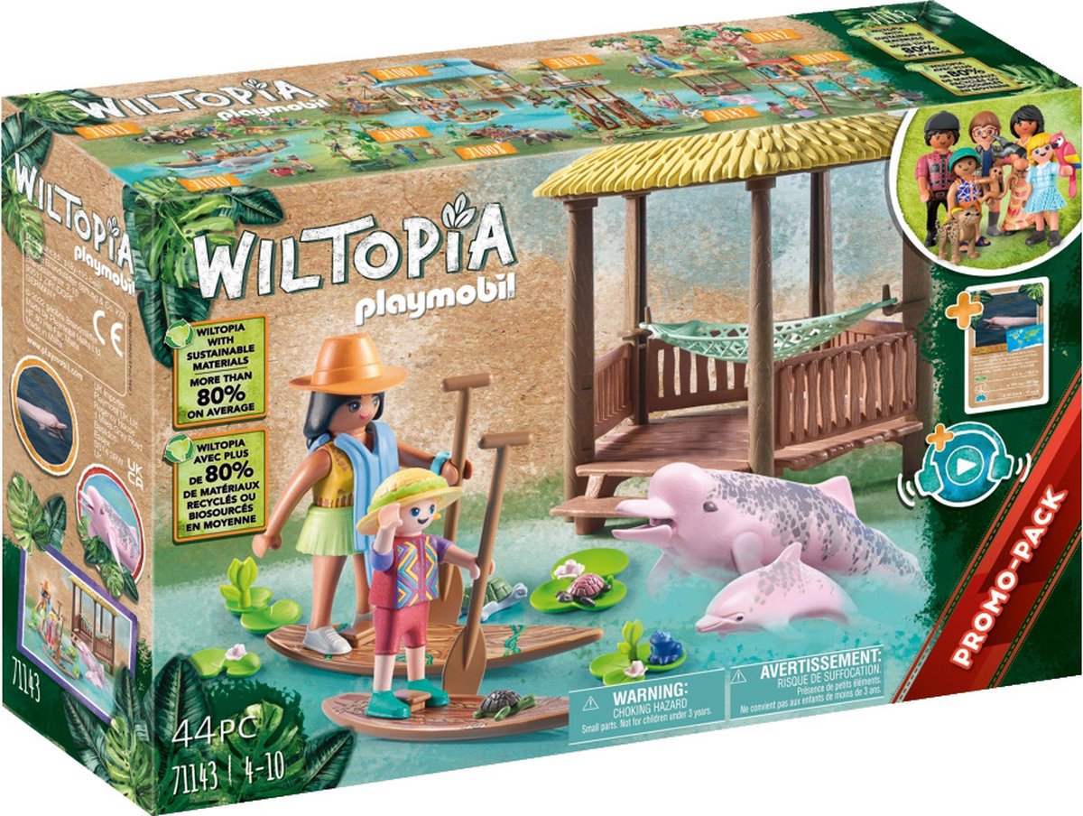 Playmobil Wiltopia Paddling Tour mit den River Dolphins 71143