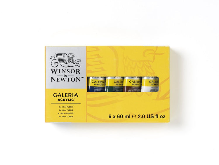 Winsor Newton Galeria Acrylfarben-Set, 6 x 60 ml