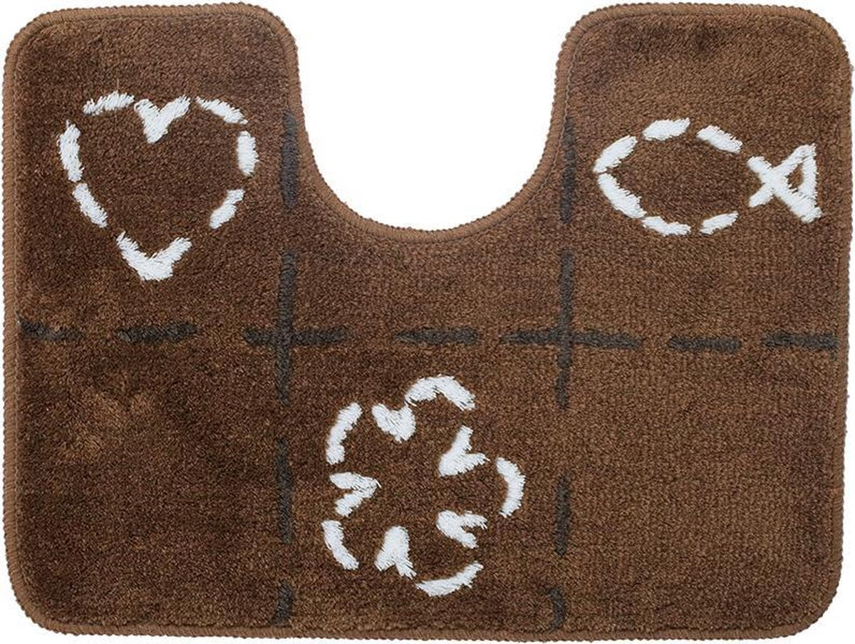 Sealskin Tack Toilettenvorleger 45 x 60 cm – Acryl – braun