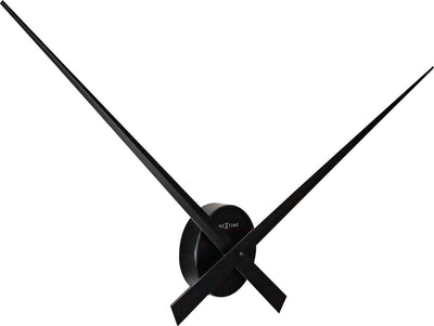 Nexttime Zeiger – Wanduhr – 85 cm – Aluminium – Schwarz