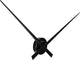 Nexttime Zeiger – Wanduhr – 85 cm – Aluminium – Schwarz