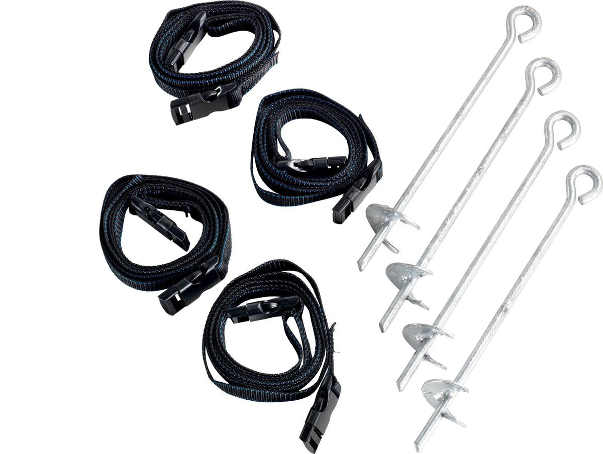 Exit Toys Exit Trampolin-Anker-Set (4 Stück) – Trampolin-Anker-Set – Bodenanker – Sturmsicherung