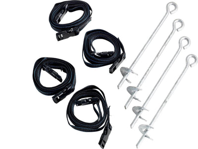 Exit Toys Exit Trampolin-Anker-Set (4 Stück) – Trampolin-Anker-Set – Bodenanker – Sturmsicherung