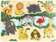 Hölzerne Stollen Puzzle Wildtiere, 10..