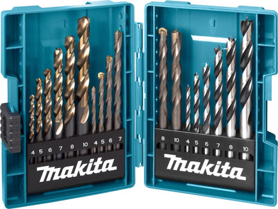 Makita B-49432 Universal-Bohrersortiment 18-teilig Metall, Stein, Beton, Holz, Mauerwerk 4,0 mm, 5,0 mm, 6,0 mm, 7,0 m