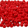 Kreativfirma Holzperlen rot, 150.
