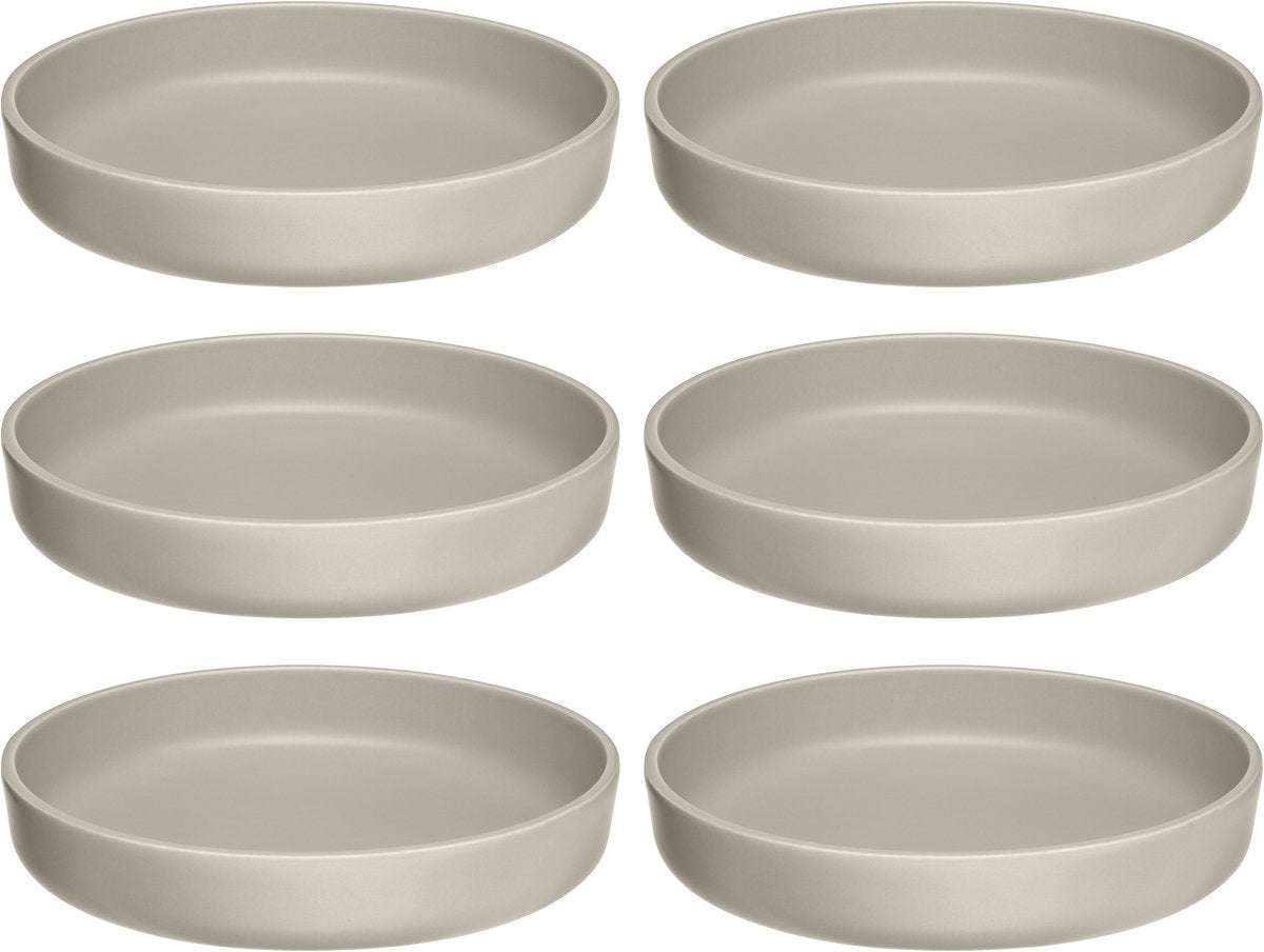 Leonardo Roma Teller tief 20cm beige - Set 6