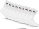 Fila Tennis-Sportsocken kleines Logo – Größe 39 42 – 9er-Pack – weiß