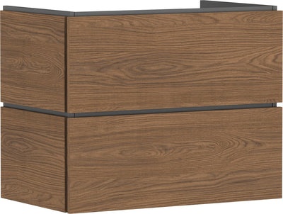 Hansgrohe xilesa e – Badezimmermöbel – Größe 780 x 470 mm – 2 Schubladen – für Waschbecken – Kaschmireiche