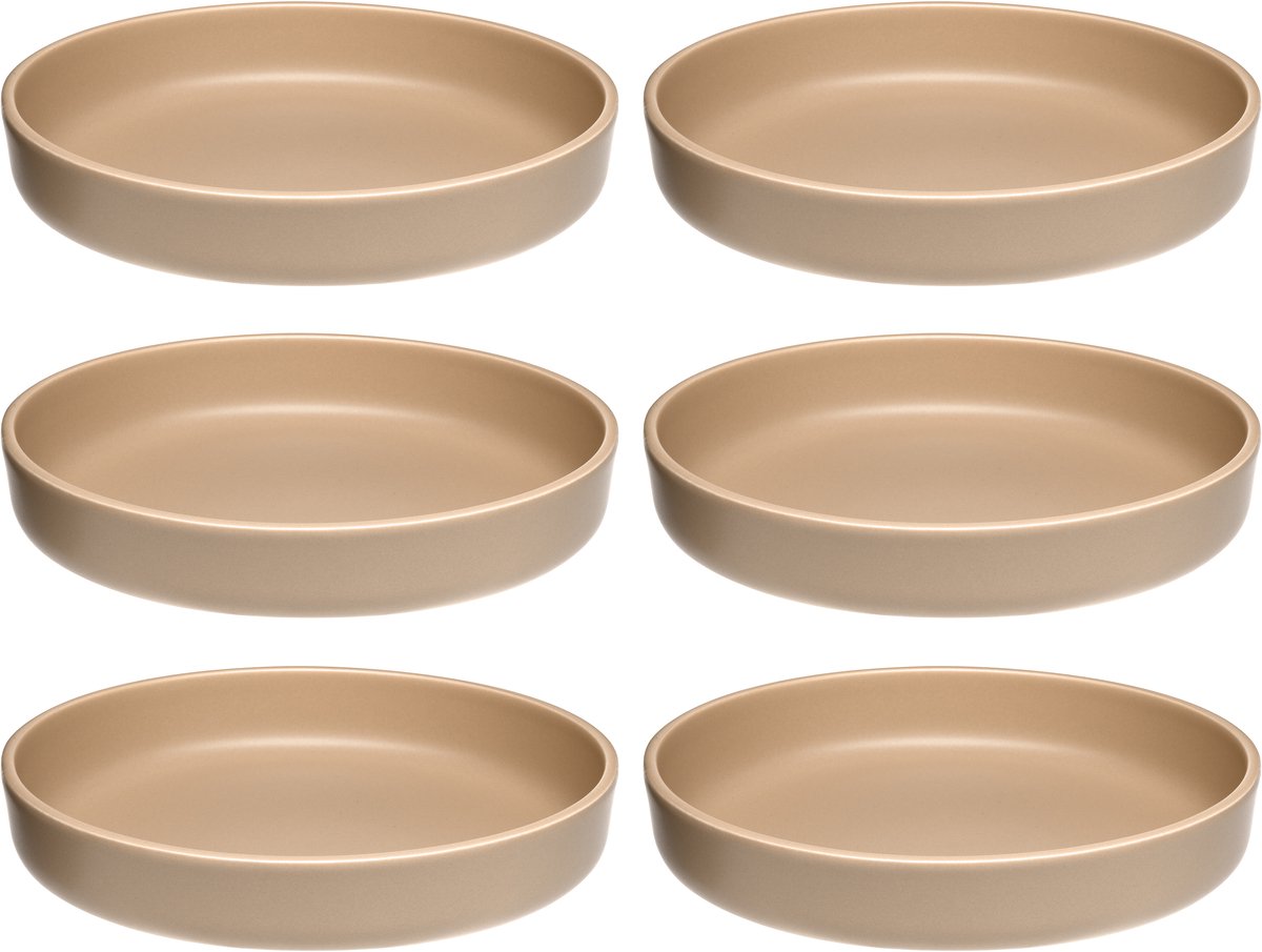 Leonardo Roma Teller tief 20cm Aprikose - Set 6