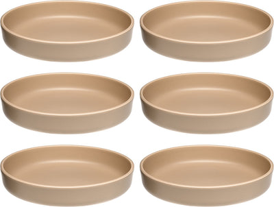 Leonardo Roma Teller tief 20cm Aprikose - Set 6