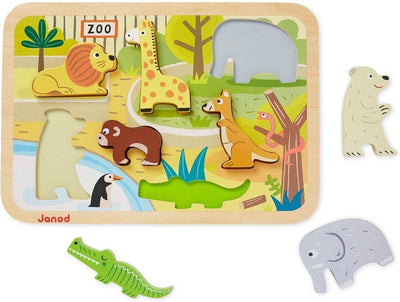 Janod – großes Puzzle – Zootiere