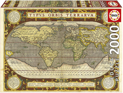 Educa - Puzzle - 2000 Teile - Planisphäre