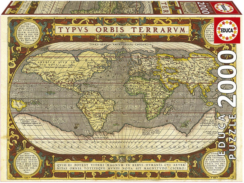 Educa - Puzzle - 2000 Teile - Planisphäre