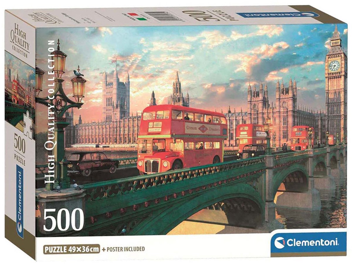 Clementoni Jigsaw Puzzle Westminster Bridge, 500st.