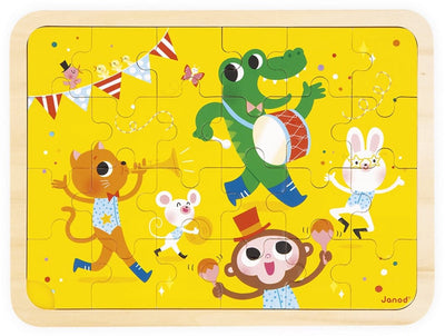 Janod - Holzpuzzle - It's a Party - 24 Teile