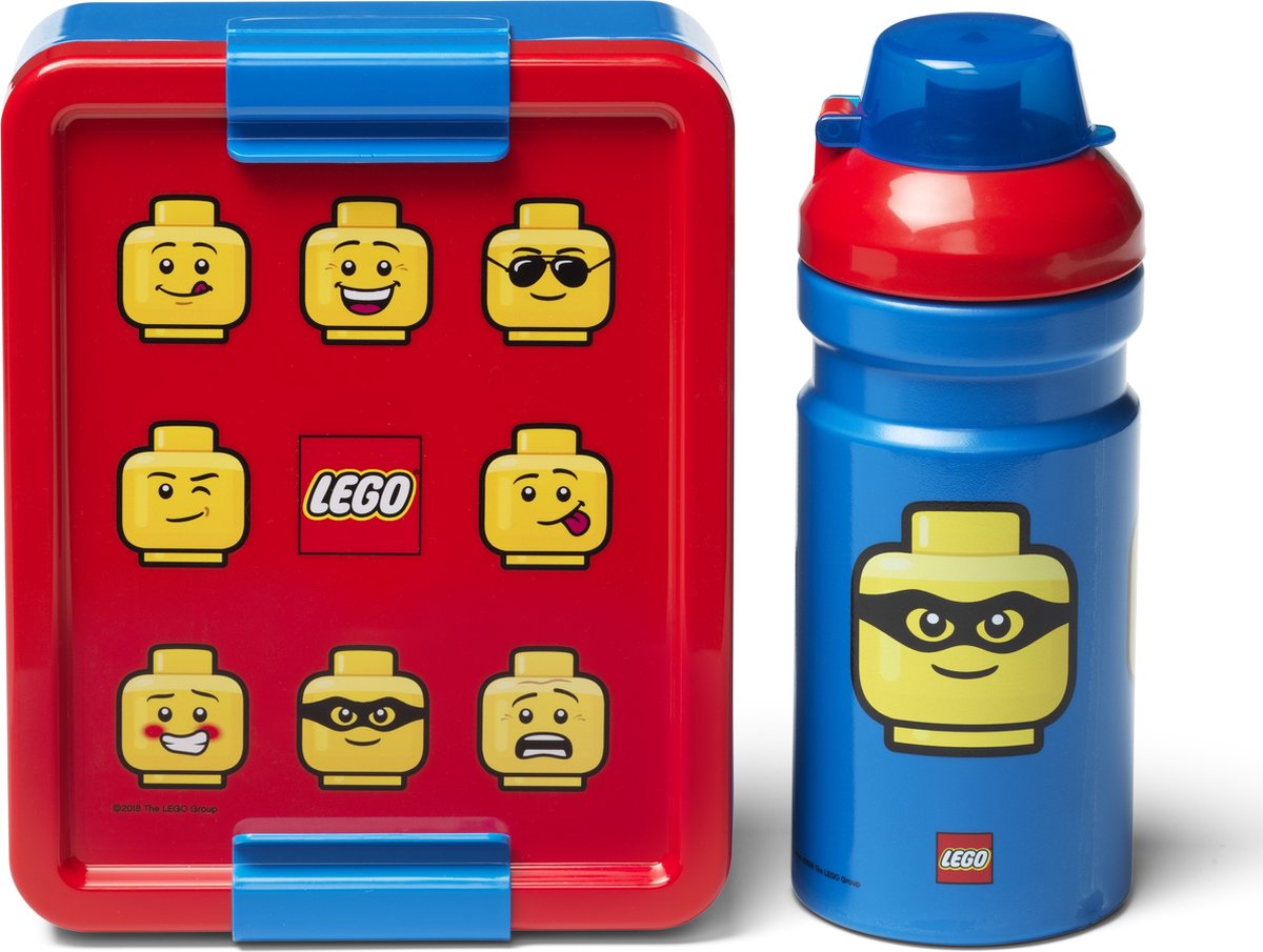 Lego - Lunchset Iconic - Polypropylen - Blau