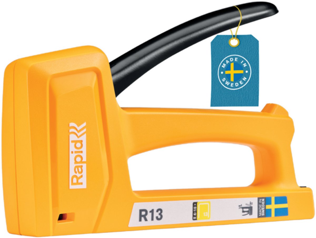 Rapid r13 – Handnagler – ergonomisch – Kunststoffstahl – gelb