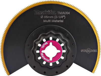 Makita Zubehör Bimetall-Blechsägeblatt B-64973 TMA064 Segmentsägeblatt 85 mm Multimaterial – B-64973