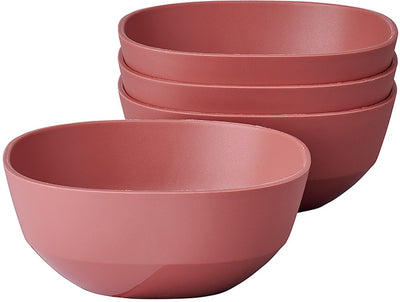 Mepal Servierschüssel Silueta - 4x 250 ml - Salatschüssel - Vivid Mauve