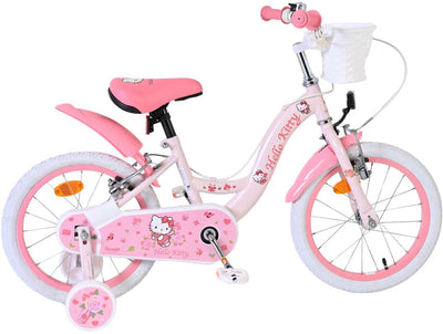 Volare Hello Kitty Kinderfahrrad – Mädchen – 16 Zoll – Pink – zwei Handbremsen
